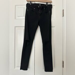 Just Black Women's Distressed Skinny Jeans